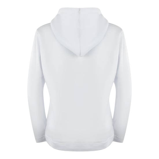 Sudadera Blanca Con Capucha Y Logo Groovy De Love Moschino - Image 3