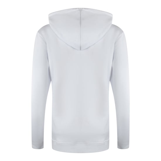 Sudadera Blanca Con Cremallera Y Logo De Corazón Rojo Pequeño De Love Moschino - Image 3