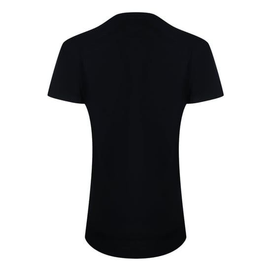 Camiseta Negra Con Logo En Capas De Love Moschino - Image 3