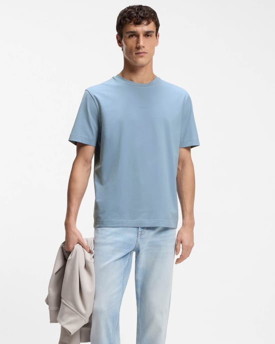 TShirt de Cuello Redondo TChup en Azul Claro - Image 3