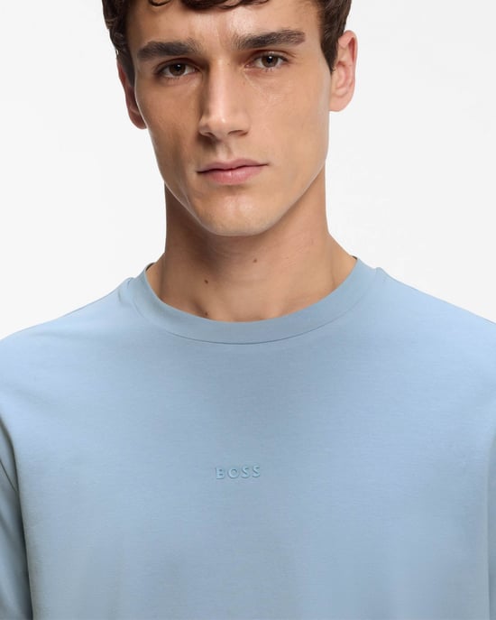 TShirt de Cuello Redondo TChup en Azul Claro - Image 4