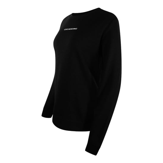 Sudadera Negra Con Logo Pequeño De Love Moschino - Image 2