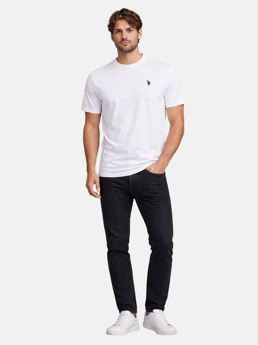 U.S. Polo Assn. Camiseta básica para hombre de algodón - Image 3