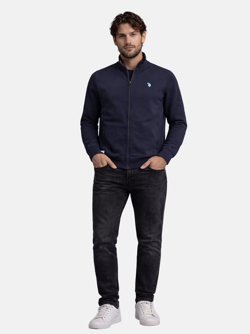 Chaqueta sudadera para hombre U.S. Polo Assn. con cuello alto - Image 4