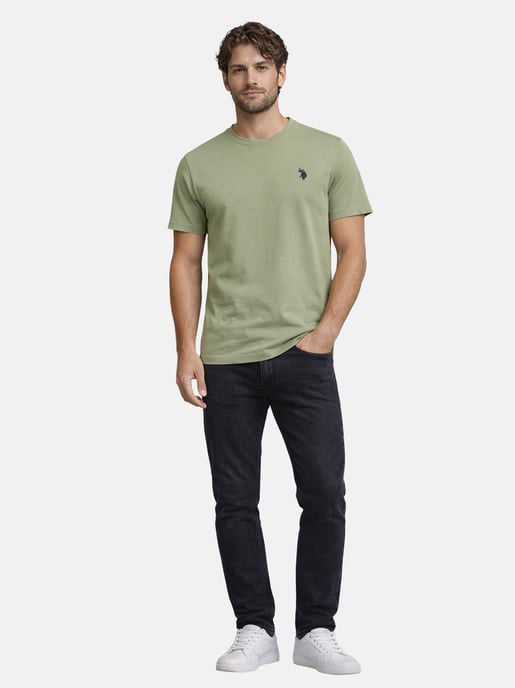 U.S. Polo Assn. Camiseta básica para hombre de algodón - Image 3