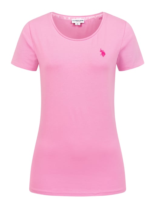 U.S. Polo Assn. Camiseta para mujer de algodón elástico - Image 1