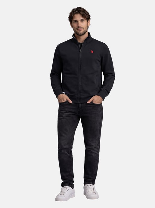 Chaqueta sudadera para hombre U.S. Polo Assn. con cuello alto - Image 4