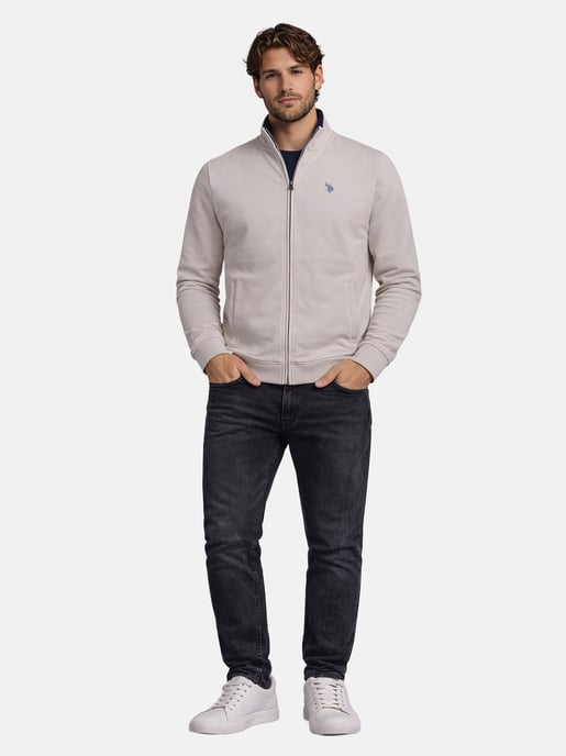Chaqueta sudadera para hombre U.S. Polo Assn. con cuello alto - Image 4