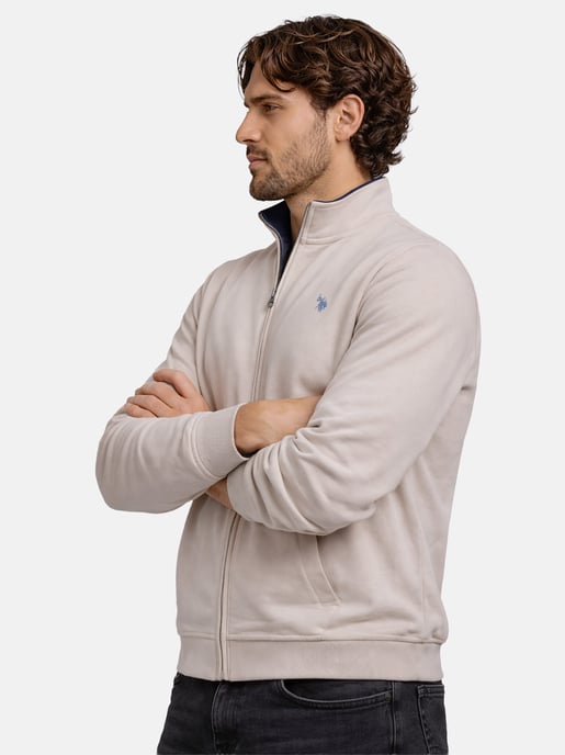 Chaqueta sudadera para hombre U.S. Polo Assn. con cuello alto - Image 6