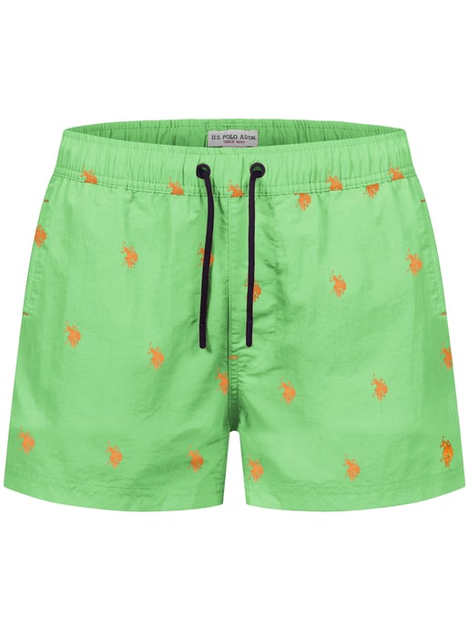 Bañador para hombre U.S. Polo Assn. con diseño de logotipo allover - Image 1