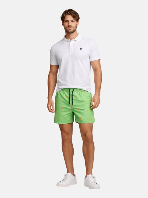 Bañador para hombre U.S. Polo Assn. con diseño de logotipo allover - Image 5