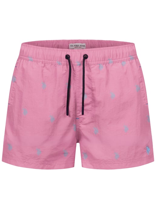 Bañador para hombre U.S. Polo Assn. con diseño de logotipo allover - Image 1