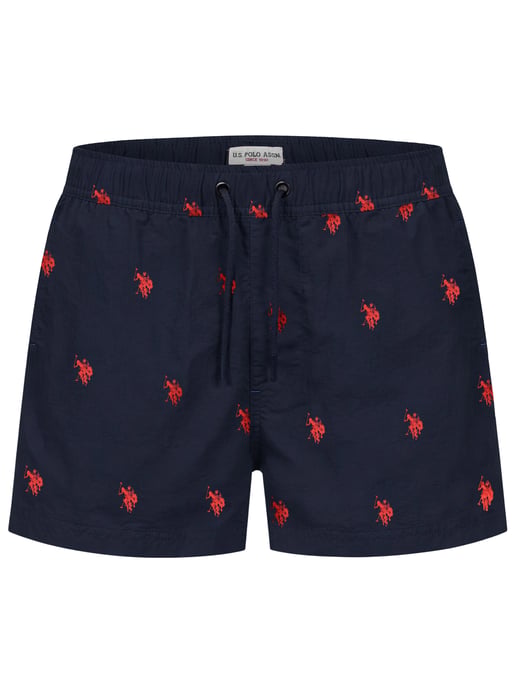 Bañador para hombre U.S. Polo Assn. con diseño de logotipo allover - Image 1