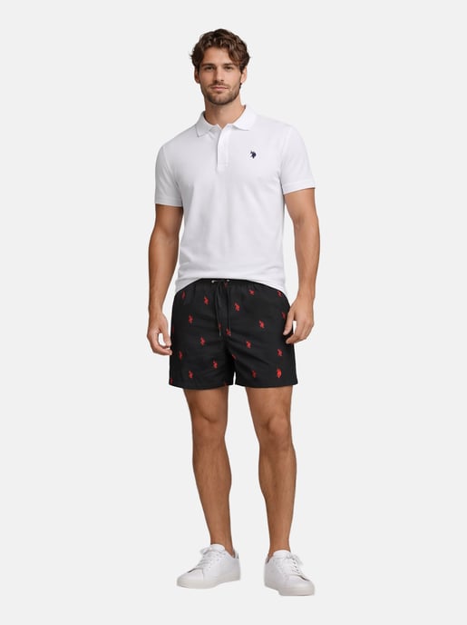 Bañador para hombre U.S. Polo Assn. con diseño de logotipo allover - Image 5