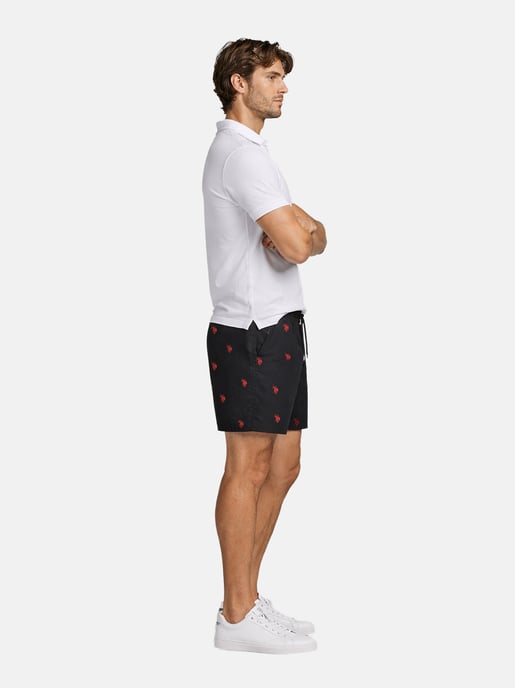 Bañador para hombre U.S. Polo Assn. con diseño de logotipo allover - Image 6