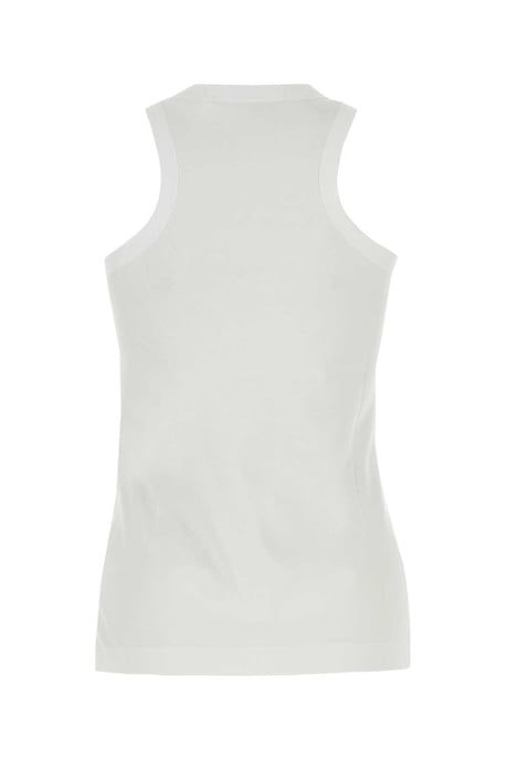 Camiseta de tirantes de algodón blanco - Image 1
