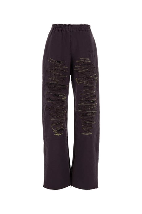 Joggers de Algodón Color Berenjena - Image 2