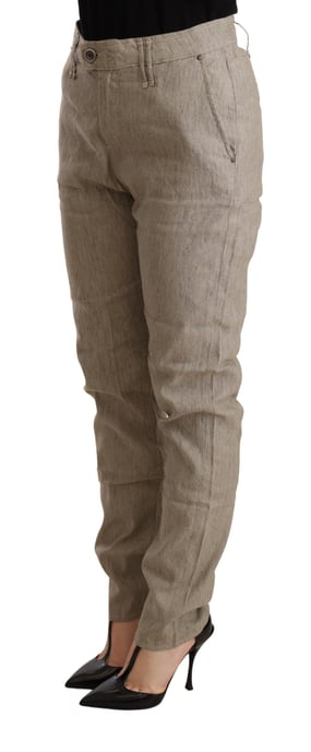 Pantalones de Lino y Algodón para Ciclo de Corte Relajado - Image 2