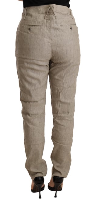 Pantalones de Lino y Algodón para Ciclo de Corte Relajado - Image 3