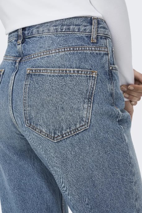 Jeans de pierna recta de cintura alta - Image 3