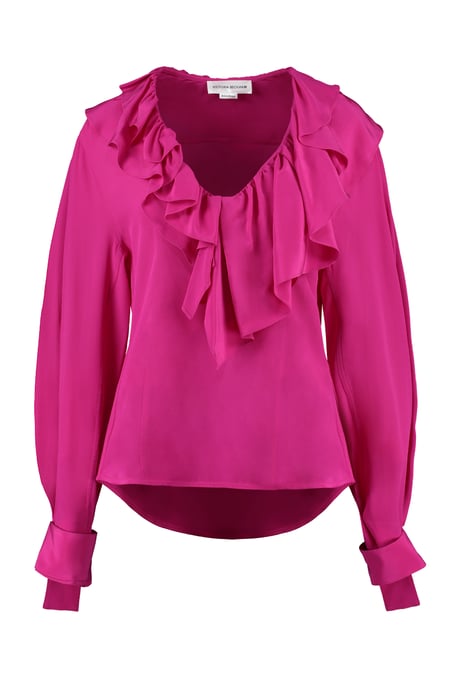 Blusa de Seda Fruncida - Image 2