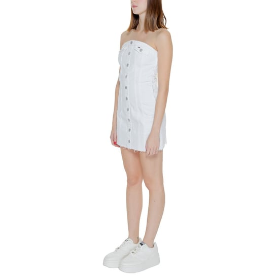 Vestido de mezclilla mini con botones delanteros - Image 4
