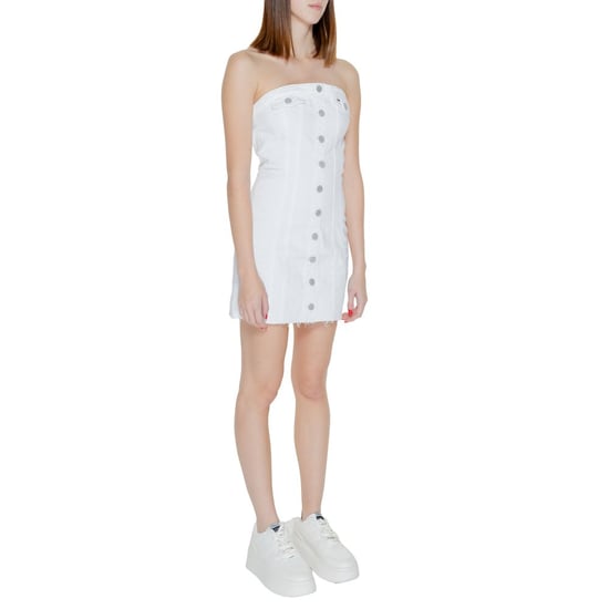 Vestido de mezclilla mini con botones delanteros - Image 5