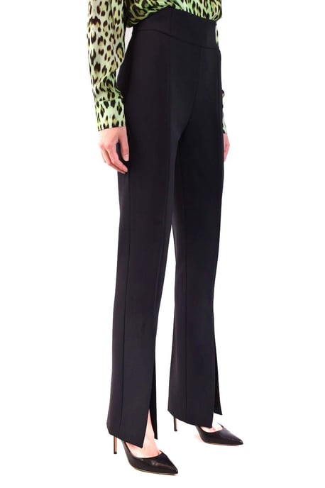 Pantalones de tiro alto con abertura lateral - Image 2