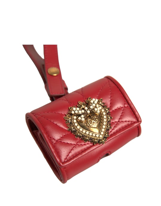 Charm de Corazón de Cuero Acolchado - Image 5