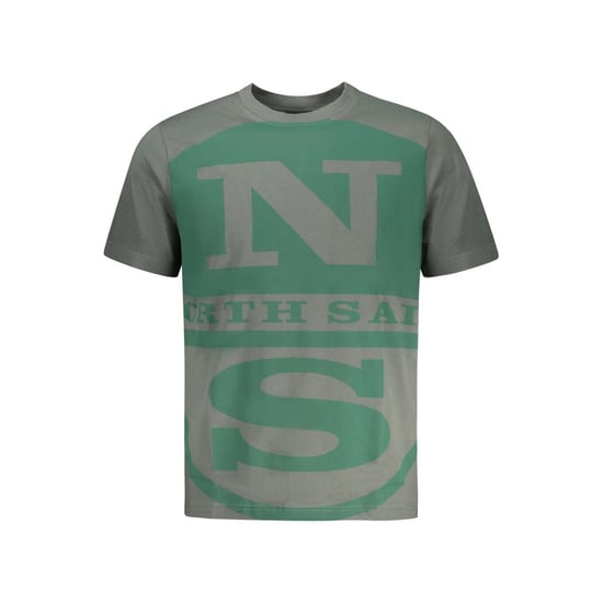 Camiseta de algodón verde para hombre North Sails - Image 1