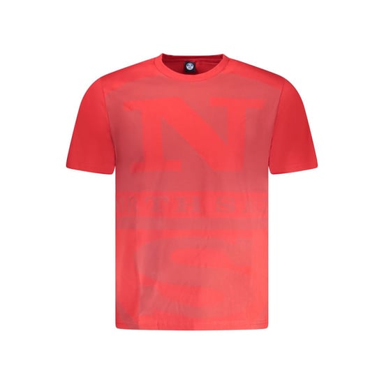 Camiseta de algodón roja para hombre North Sails - Image 1