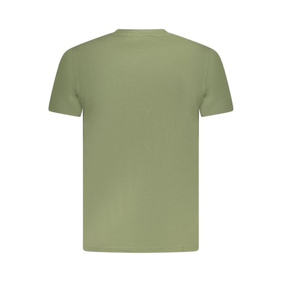 Camiseta de Hombre de Algodón Verde Cavalli Class - Image 2