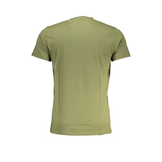 Camiseta de algodón verde para hombres Cavalli Class - Image 2