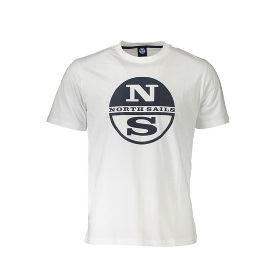 Camiseta de algodón blanca para hombre North Sails - Image 1