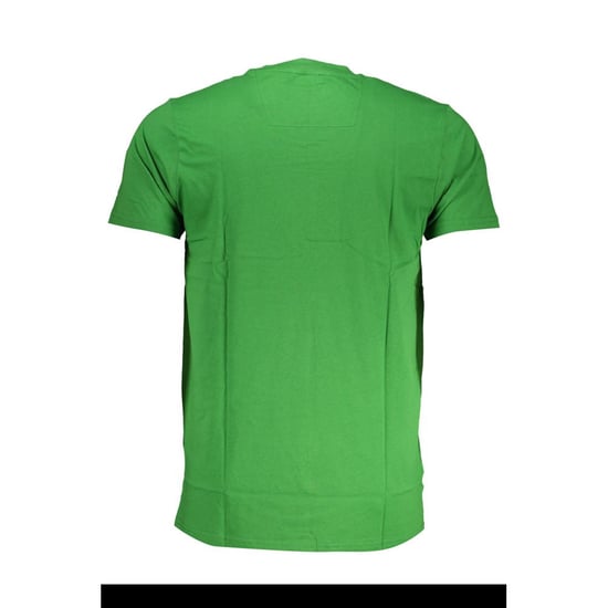 Camiseta de Algodón Verde para Hombre Cavalli Class - Image 2
