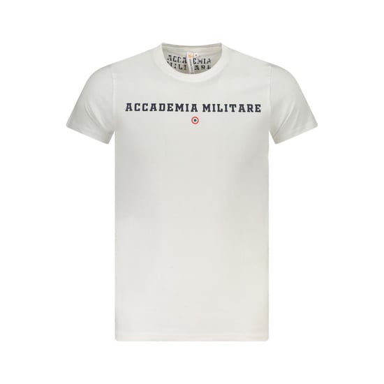 Camiseta de Hombre de Algodón Blanco Accademia Militare - Image 1