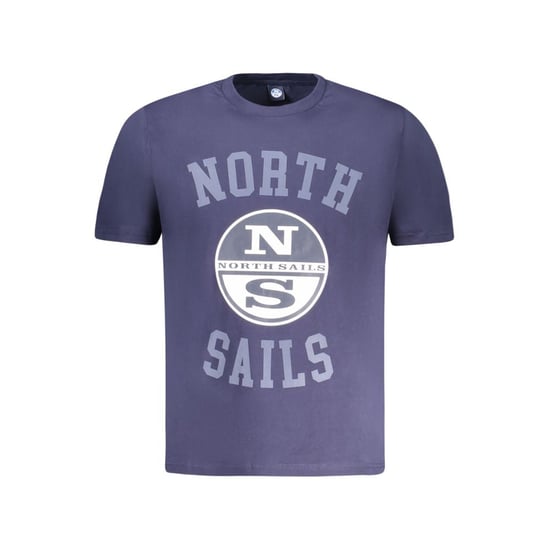 Camiseta de algodón azul para hombres North Sails - Image 2