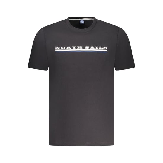 Camiseta de algodón negra para hombre North Sails - Image 2
