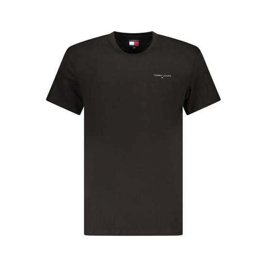 Camiseta de Hombre de Algodón Negra Tommy Hilfiger - Image 1