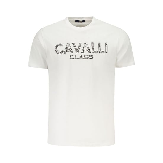Camiseta de algodón para hombre Cavalli Class Bianco - Image 1