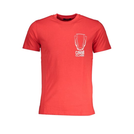 Camiseta de Algodón Roja para Hombre Cavalli Class - Image 1