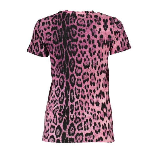 Camiseta de algodón rosa para mujer Cavalli Class - Image 2