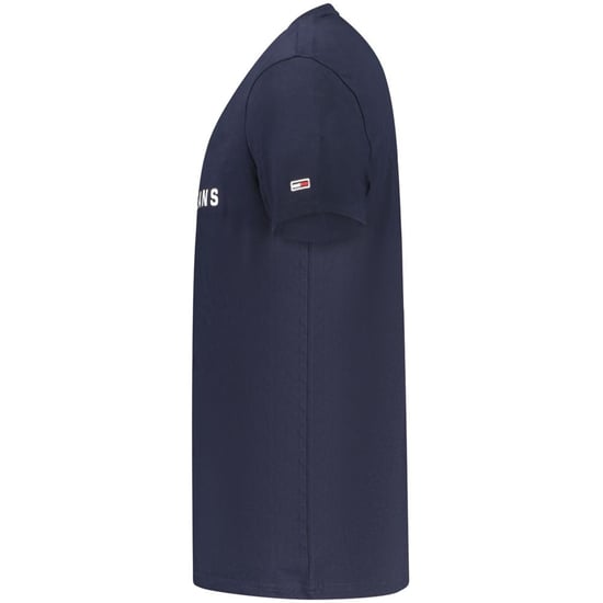Camiseta de Hombre de Algodón Azul Tommy Hilfiger - Image 3