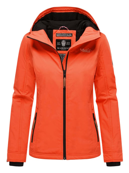 Marikoo chaqueta de entretiempo mujer – Brombeere ligera con capucha - Image 1