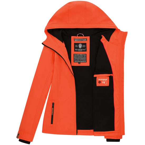 Marikoo chaqueta de entretiempo mujer – Brombeere ligera con capucha - Image 5