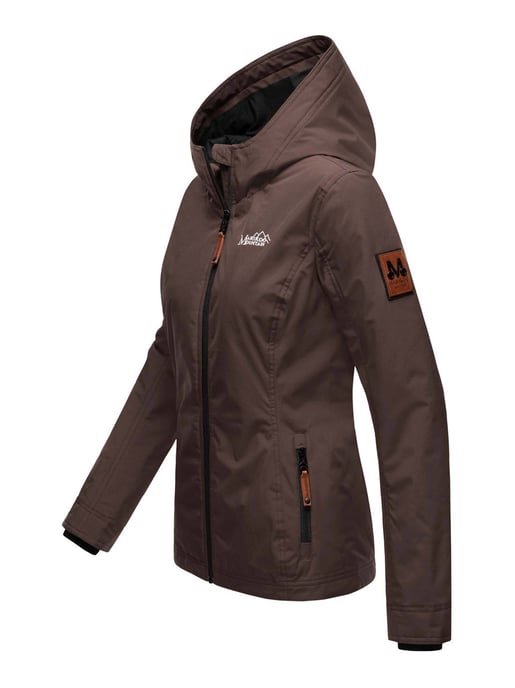 Marikoo chaqueta de entretiempo mujer – Brombeere ligera con capucha - Image 3