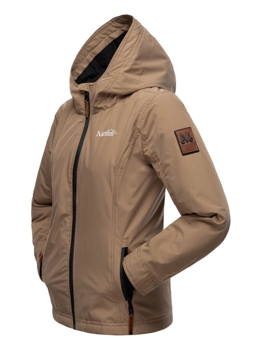 Marikoo chaqueta de entretiempo mujer – Brombeere ligera con capucha - Image 4