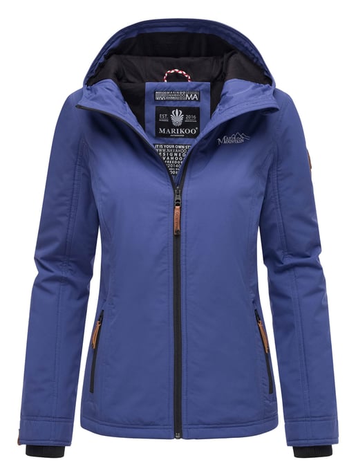 Marikoo chaqueta de entretiempo mujer – Brombeere ligera con capucha - Image 1