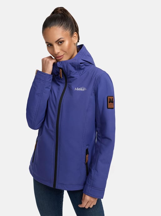 Marikoo chaqueta de entretiempo mujer – Brombeere ligera con capucha - Image 6