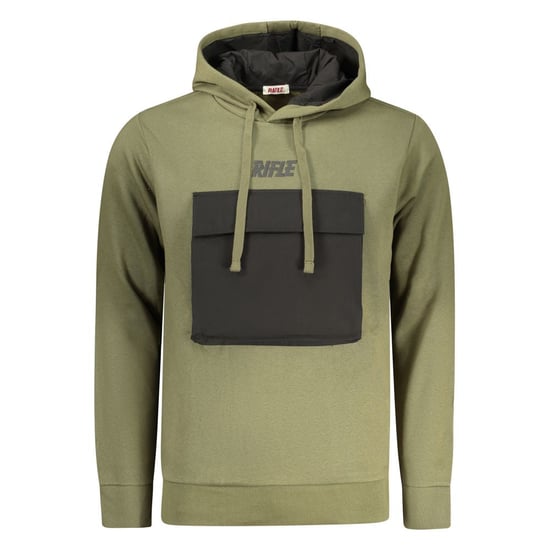 Sudadera con capucha para hombres Rifle Verde de algodón - Image 1